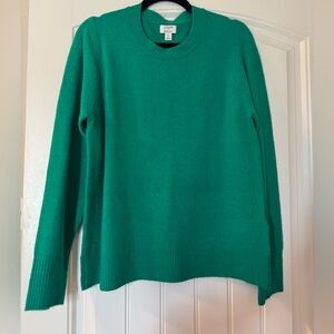 J.Crew Vibrant Green Extra-Soft Sweater